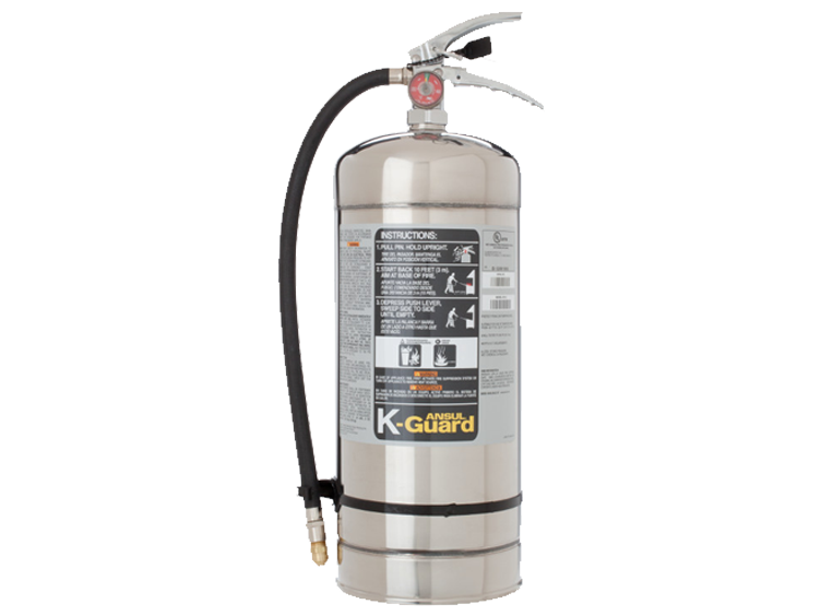 Restaurant hand portable extinguishers