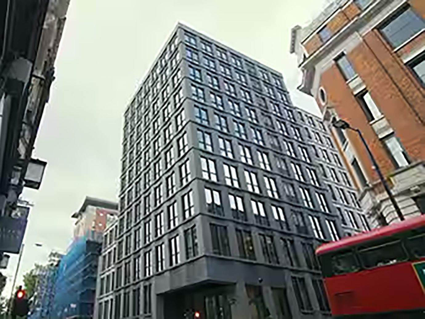 Derwent London, London, UK along with other high-rise buildings