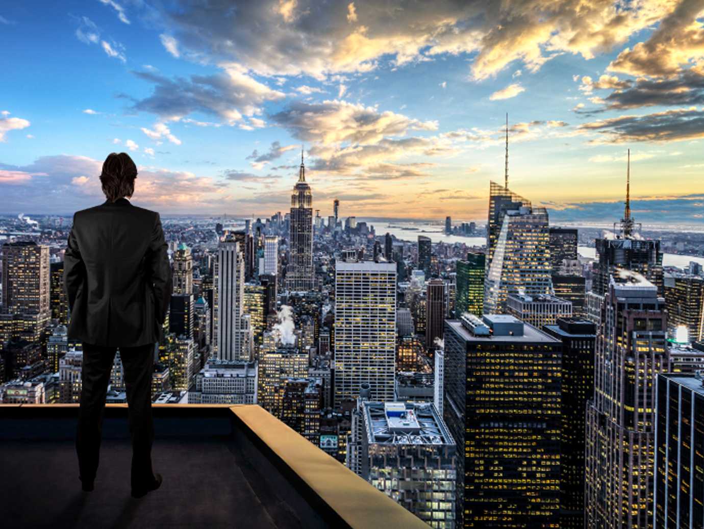 A Person overlooking the City