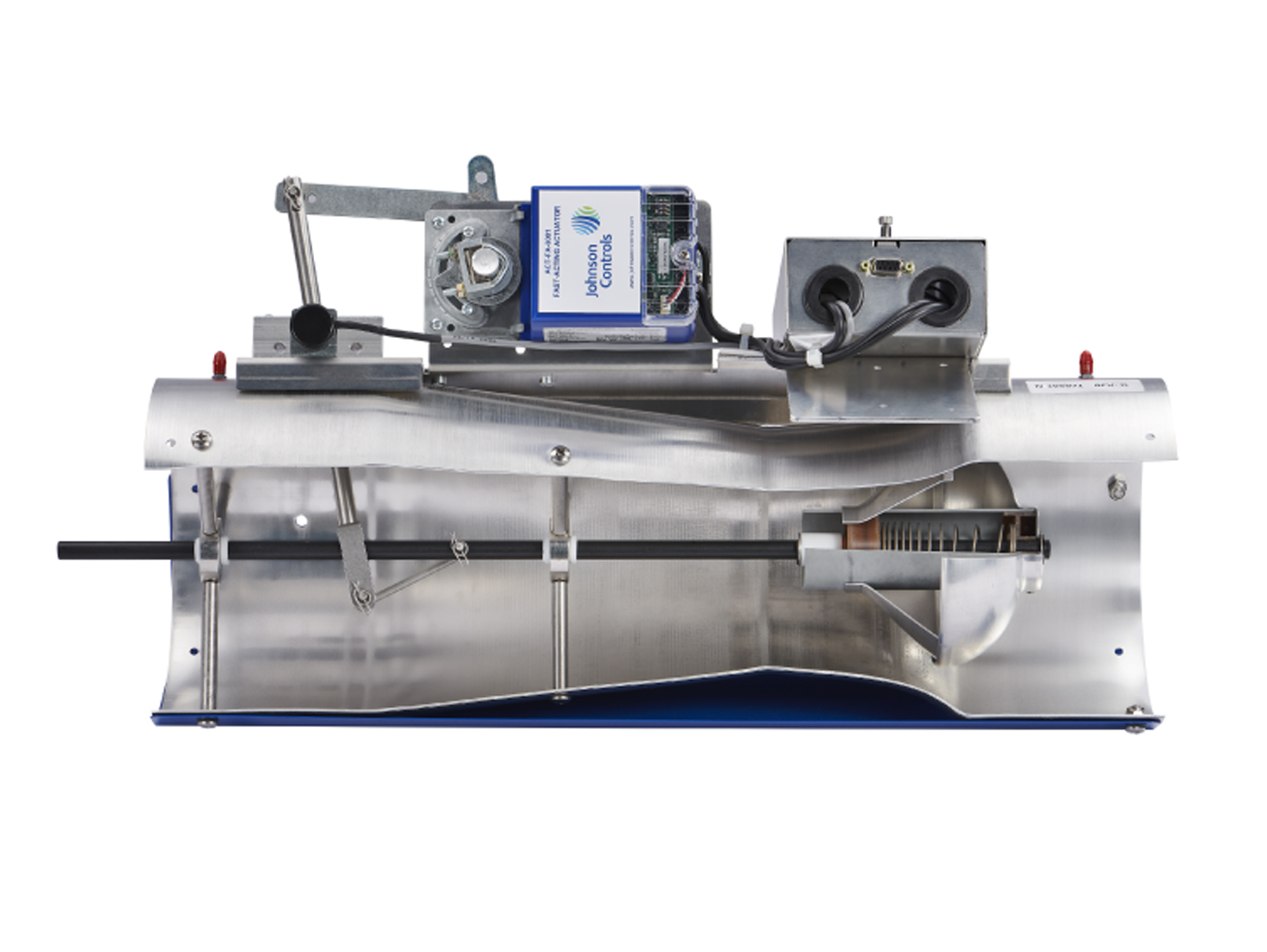 Side view of a venturi valve 