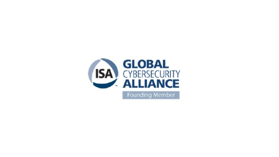 Logo depicting membership in the ISA Global Cybersecurity Alliance