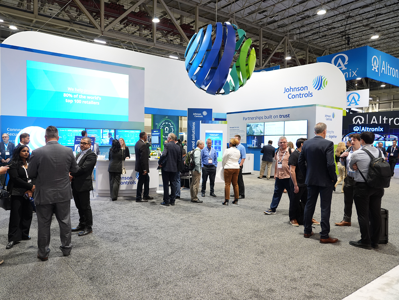  Johnson Controls demonstrated how its proven products, digitally enabled solutions and service offerings are transforming security into a data-driven, ROI-focused discipline that enhances safety, efficiency and corporate responsibility.
