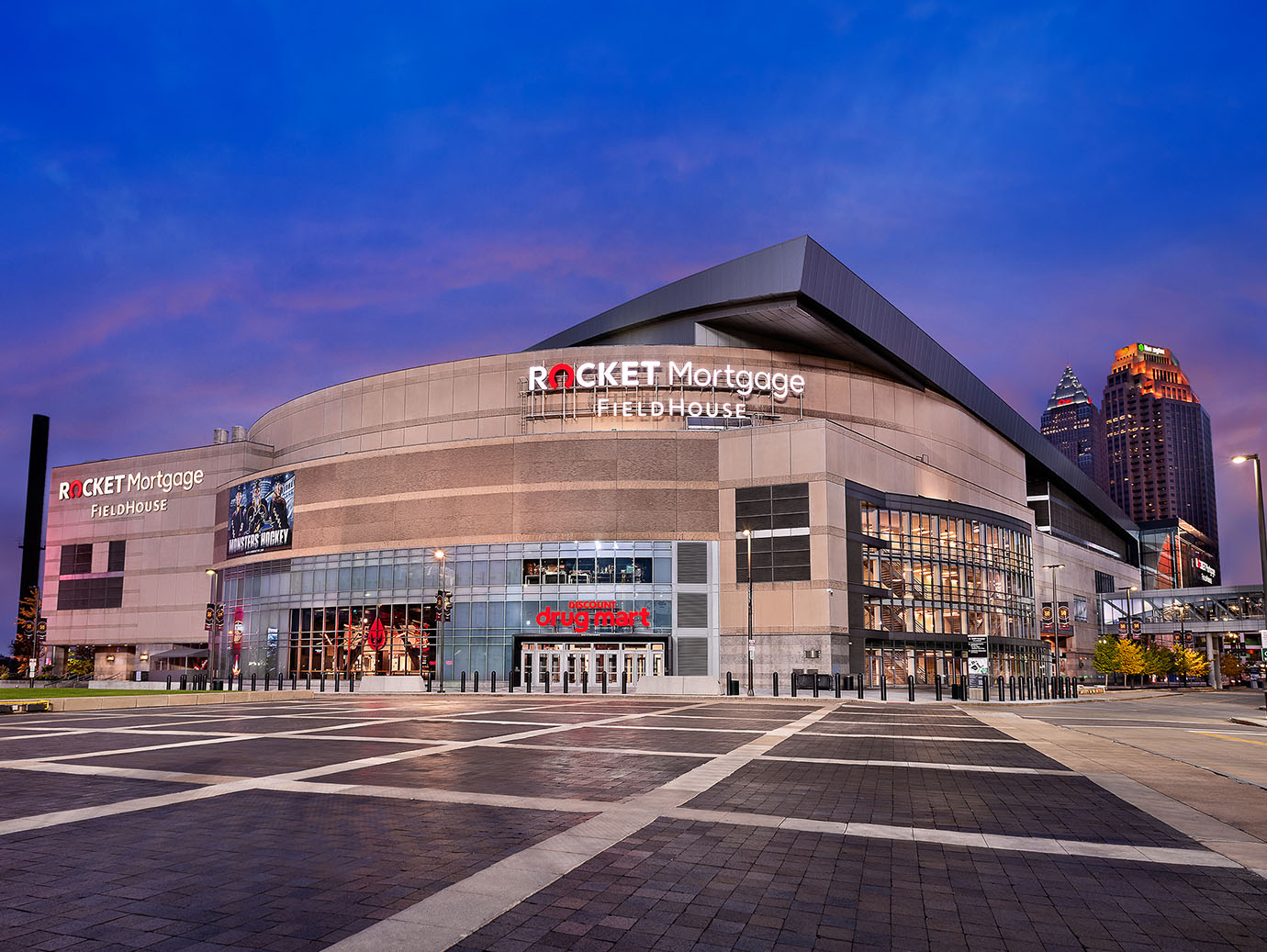 Exterior of Rocket Mortgage FieldHouse