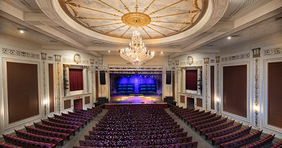 Interior of the Patchogue Theatre for the Performing Arts
