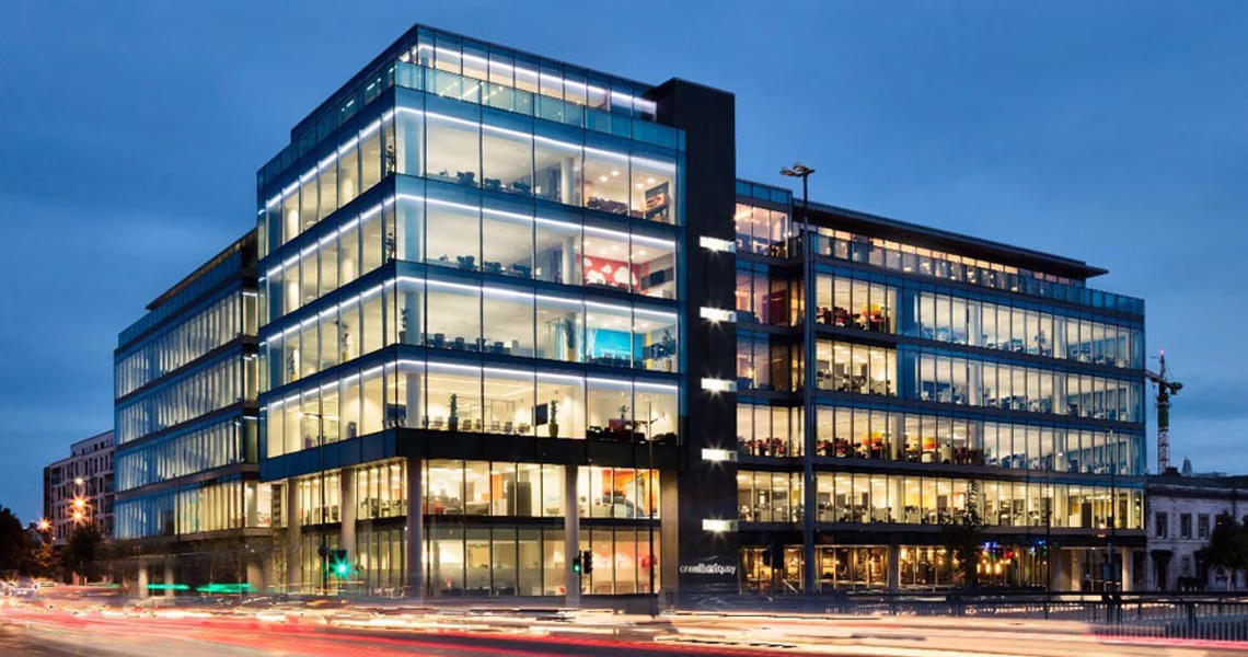 Exterior of the global headquarters of Johnson Controls