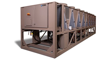 YORK YVAA Air-Cooled, Variable-Speed Drive Screw Chiller Style A A YVFA Screw chiller unit from York