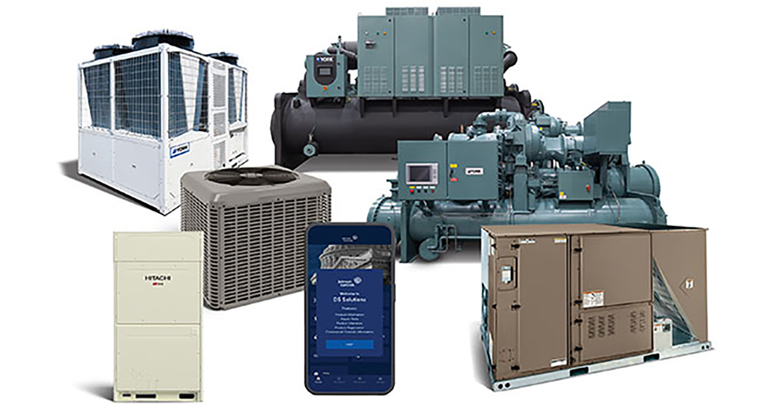 Johnson Controls products on display