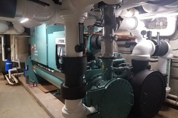 New retrofitted lighting to LED in a City of La Crosse building