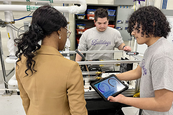 Waukegan High School students demonstrate technical skills