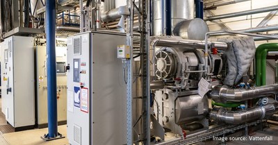 Interior of a power plant