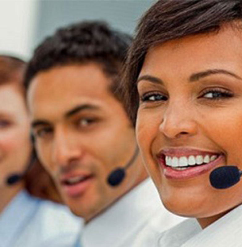 people wearing headphones looking camera